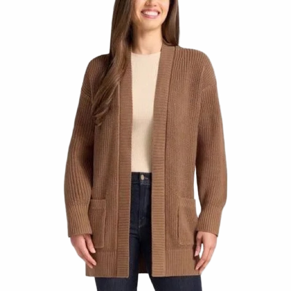 Max and Mia Camel Cardigan Sweater Women's Medium